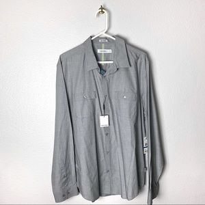 NWT! Calvin Klein Long Sleeve Dress Shirt Size XL!